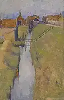 Volendam, Holanda, del Zuidende, quizás 1895, óleo sobre madera, Tate Gallery