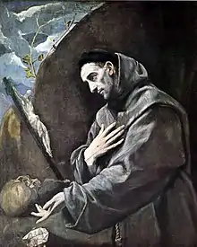 Francisco de Asís, fundador de la orden franciscana y maestro de la vida espiritual del siglo XIII.