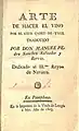Traducción del francés del Arte de hacer el vino (1803)