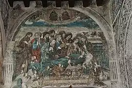 Murales del Templo y exconvento de San Andrés Apóstol en Epazoyucan.