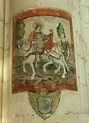 Fresco que representa a san Martin compartiendo su abrigo (principios del siglo XVI)