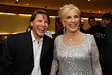 Gabriel junto a Mirtha Legrand en 2007.