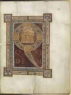 Evangelios de Reims, Walters Art Museum, W751, f.2r.