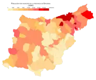 Población por municipio (2018)