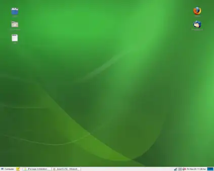 openSUSE con un escritorio GNOME.