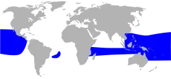 mapa de distribución