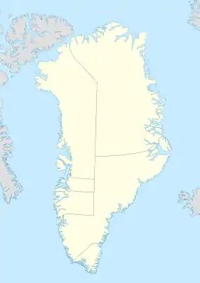 Nuuk ubicada en Groenlandia