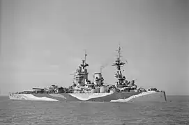 HMS Rodney, primer mando mayor de Tovey.