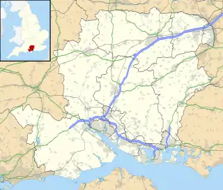 Basingstoke ubicada en Hampshire
