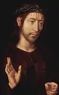 Memling, 1470, muestra un estilo flamenco típicamente más suave y menos emotivo.