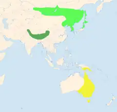 &nbsp;&nbsp;&nbsp;&nbsp;&nbsp;Área de invernada &nbsp;&nbsp;&nbsp;&nbsp;&nbsp;Durante el verano &nbsp;&nbsp;&nbsp;&nbsp;&nbsp;Residente todo el año