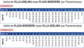 Horario domingo