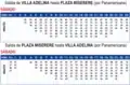 Horario sábado