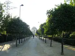 El Huevo de Colón en el Parque de San Jerónimo de Sevilla.