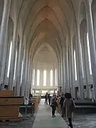 Interior de la Hallgrimskirkja