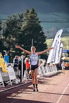 Irene Sánchez-Escribano en el Cross de Elgoibar 2020.