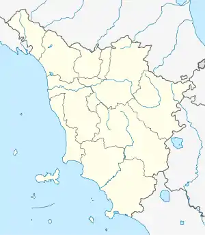 Pisa ubicada en Toscana