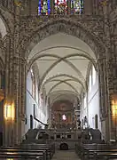 Interior de la nave, hacia el coro