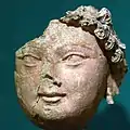 Cabeza de terracota (200-400 d.&nbsp;C.)