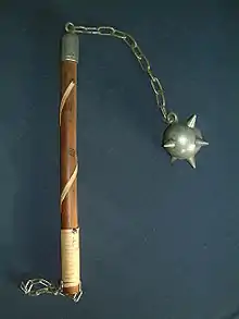 Mangual de una sola bola de fabricación moderna.