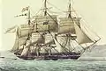 Fragata francesa Amélie&nbsp;(1808) de la clase&nbsp;pallas
