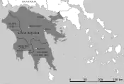 La Liga Aquea en 188&nbsp;a.&nbsp;C.