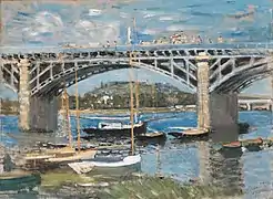 Claude Monet —El puente de Argenteuil
