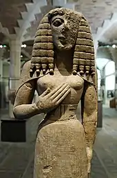 Dama de Auxerre. Hacia 640&nbsp;a.&nbsp;C.
