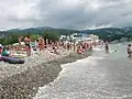 Playa de Lázarevskoye.