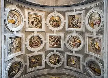 Bóveda de la capilla Grimani iglesia de San Francesco della Vigna