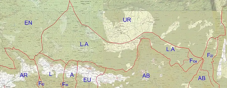 Mapa de Limitaciones de Améscoas