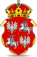 Escudo de armas de la Mancomunidad Polaco-Lituana, con el águila polaca y el Vytis lituano (1569 - 1795)