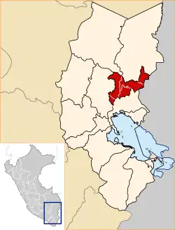 Provincia de San Antonio de Putina en Puno