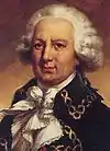 Louis Antoine de Bougainville. Retrato de Jean Pierre Franquel.