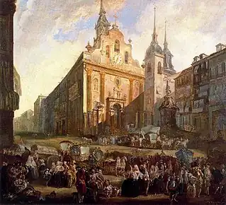 La Puerta del Sol en Madrid (1773)Museo Nacional de Bellas Artes de Cuba.