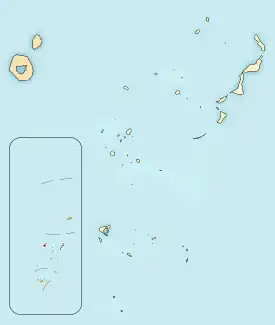 Tofua ubicada en Lulunga