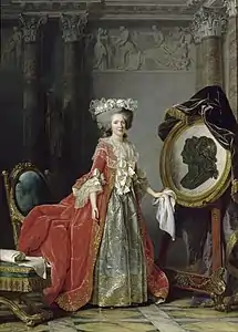 Retrato de Madame Adelaida, tía de Luis&nbsp;XVI, en 1787
