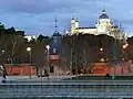 Madrid Río, Ermita Virgen del Puerto obra del arquitecto Pedro Ribera.