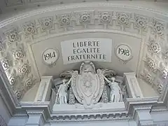 Lema y reconstrucción tras su destrucción en la Primera Guerra Mundial.