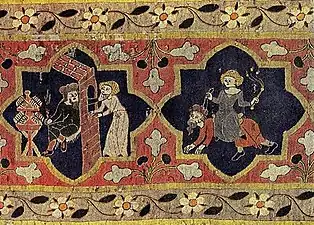 Alfombra, Friburgo, Alemania, siglo&nbsp;XIV.