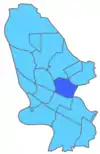 Mapa del distrito de Feudenheim