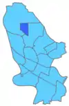 Mapa del distrito de Schönau