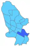 Mapa del distrito de Seckenheim