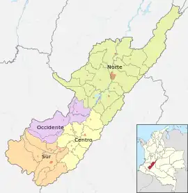 Subregiones de Huila