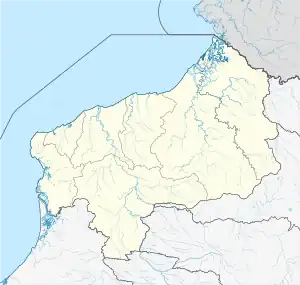Muisne ubicada en Esmeraldas (Ecuador)