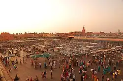 Plaza de Yamaa el Fna.
