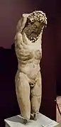 El fragmento del Museo Arqueológico de Estambul, de una copia procedente de Tarso (Turquía).
