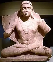 El bodhisattva Maitreya, arte de Mathura (siglo&nbsp;II&nbsp;d.&nbsp;C.)