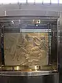 Réplica del friso Zóforos del Partenón, en exposición permanente en la estación.