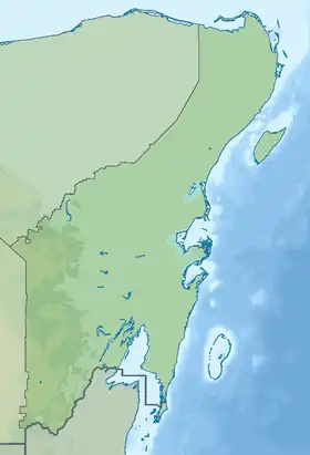 Laguna Chichankanab ubicada en Quintana Roo